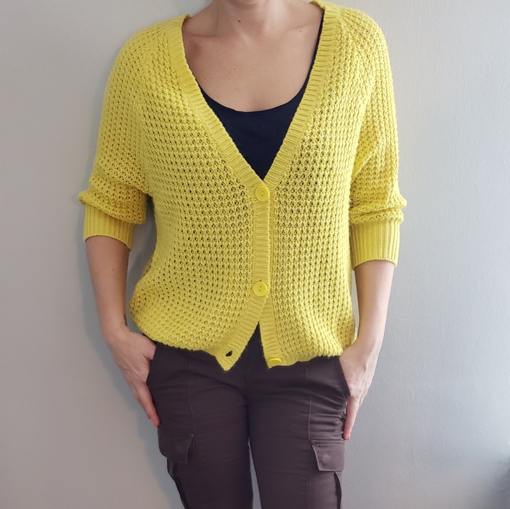 Yellow oversized sweater - Picture 2 of 2